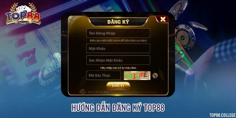 Đăng ký TOP88